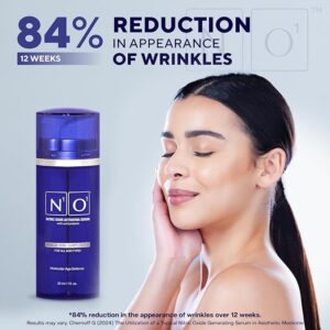 84 percent reduction in appearance of wrinkles with n1o1 serum from Dr Nathan Bryan