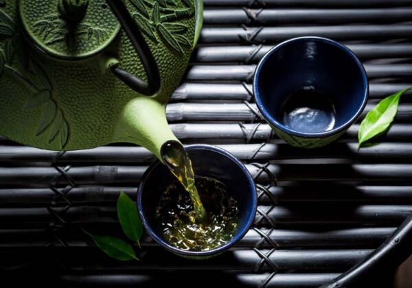 Delicious green tea helps anti-aging