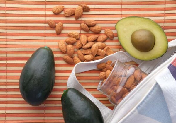 Nuts and avocado are good anti-aging foods for staying young