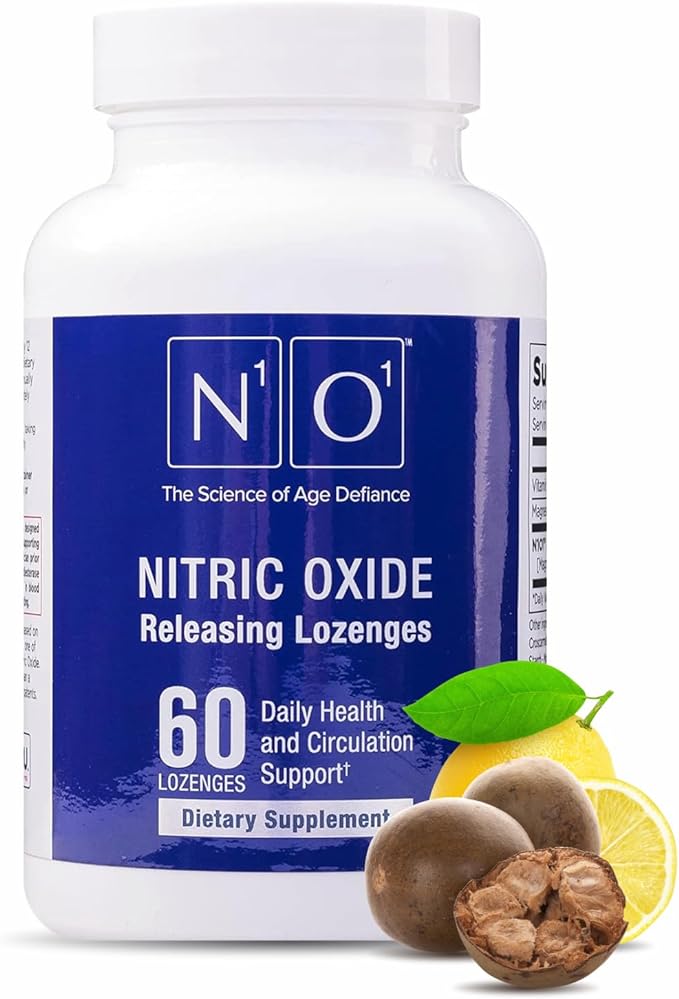 Nitric Oxide Daily Circulatory and Heart Health Support n1o1 Lozenges by Dr. Nathan Bryan