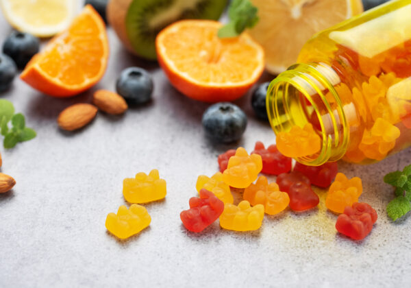 Chewable gummy bears vitamins and supplements and fresh fruits Are Bad for Your Health