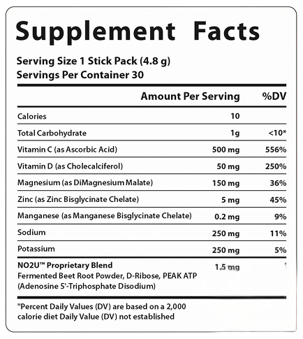 nitric oxide supplement for health and wellness