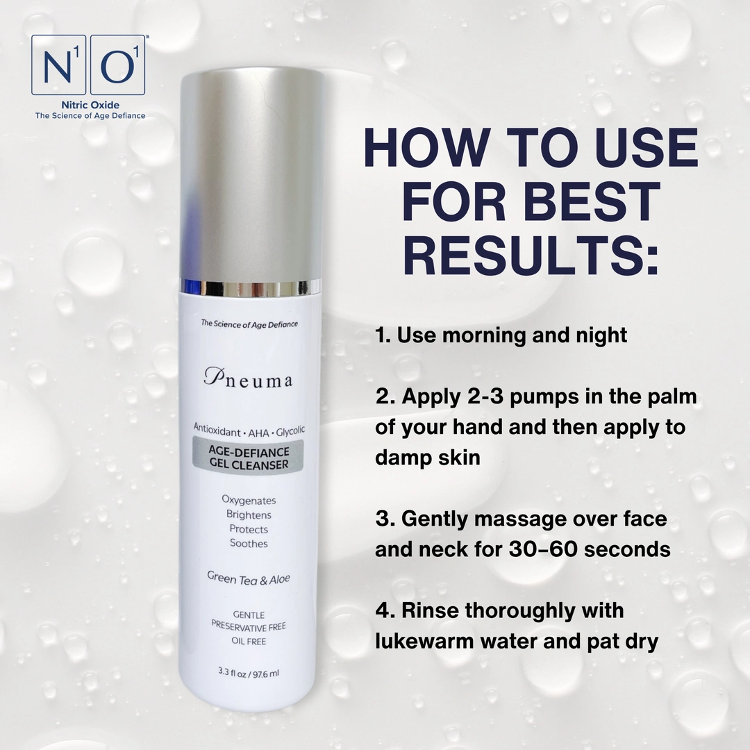 Age-Defiance Gel Cleanser | Nitric Oxide Skincare | N1o1